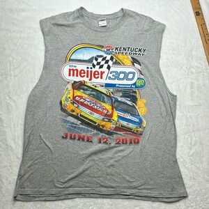 NASCAR meijer 300 Kentucky raceway racing muscle shirt sleeveless men’s 2XL RITZ